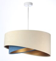 Lampe &agrave; suspendre Moderne &Oslash; 50 cm Tissu...