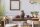 Suspension Tissu Ø 50 cm rond Aspect velours Beige Crème