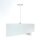 Lampe à suspendre Blanc Crème rond Ø 50 cm E27 Aspect velours Tissu