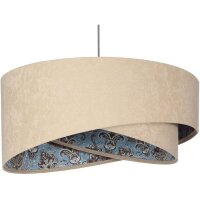 Suspension Tissu aspect velours rond Ø 50 cm...