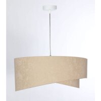 Suspension Tissu aspect velours rond Ø 50 cm...