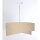 Suspension Tissu aspect velours rond Ø 50 cm Moderne E27