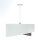 Suspension Salon rond D : 50 cm Tissu aspect velours