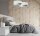 Suspension Salon rond D : 50 cm Tissu aspect velours