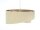 Suspension ronde D : 50 cm E27 Tissu en beige crème or