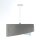 Suspension Abat-jour en tissu Ø 50 cm rond Gris Bleu clair Argent