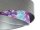Suspension Gris Violet Argent Ø 50 cm Aspect velours Tissu