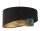 Suspension E27 ronde D : 50 cm Tissu aspect velours Tropical