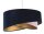 Lampe à suspendre Abat-jour en tissu bleu rose or E27 rond Ø 50 cm