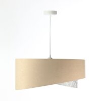 Lampe à suspendre ronde Ø 50 cm Tissu...