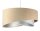 Lampe à suspendre ronde Ø 50 cm Tissu aspect velours E27 confortable