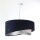 Suspension Tissu D : 50 cm Aspect velours Bleu Beige Argenté