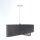 Lampe à suspendre Gris Or E27 Abat-jour en tissu Ø 50 cm Moderne KARIM