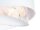 Suspension Blanc Crème E27 rond Ø 50 cm Tissu aspect velours