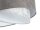 Suspension Gris Blanc Ø 50 cm Abat-jour en tissu aspect velours