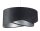 Suspension Noir Argent E27 D : 50 cm Tissu aspect velours