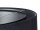 Suspension Noir Argent E27 D : 50 cm Tissu aspect velours
