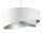 Suspension Blanc Gris Argent E27 rond D : 50 cm Tissu