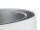 Suspension Blanc Gris Argent E27 rond D : 50 cm Tissu