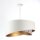Lampe à suspendre ronde D : 50 cm E27 Tissu aspect velours KARIM