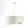 Lampe à suspendre ronde D : 50 cm E27 Tissu aspect velours KARIM