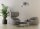 Suspension Abat-jour en tissu Ø 50 cm Gris Beige Argent E27