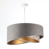 Lampe à suspendre tissu Ø 50 cm aspect...