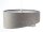 Suspension E27 ronde Ø 50 cm Tissu aspect velours Gris Beige