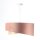 Suspension Rose Beige Bleu clair Ø 50 cm Abat-jour en tissu E27