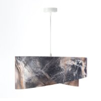 Suspension Gris Or E27 ronde D : 50 cm E27 Abat-jour en...