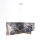 Suspension Gris Or E27 ronde D : 50 cm E27 Abat-jour en tissu