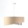 Lampe à suspendre Abat-jour en tissu aspect velours Ø 50 cn confortable E27