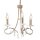 Lustre en m&eacute;tal argent&eacute; or &Oslash;36cm avec cristal