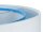 Suspension ronde Ø 50 cm E27 Blanc Bleu Tissu Aspect velours