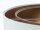Suspension tissu E27 ronde Ø 50 cm en blanc beige or