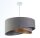 Suspension E27 ronde D : 50 cm Aspect velours Moderne Tissu