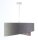 Suspension E27 ronde D : 50 cm Aspect velours Moderne Tissu