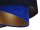 Lampe à suspendre Bleu Or E27 Ø 50 cm Tissu Abat-jour aspect velours