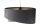 Suspension ronde D : 50 cm Gris Or E27 Abat-jour en tissu