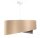 Suspension Satin E27 ronde D : 50 cm en or multicolore