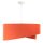 Suspension Orange Or Argent E27 ronde Ø 50 cm