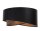 Lampe à suspendre noir brun or E27 ronde D : 50 cm Latex