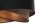 Lampe à suspendre noir brun or E27 ronde D : 50 cm Latex