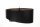 Lampe à suspendre noir brun or E27 ronde D : 50 cm Latex