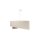 Lampe à suspendre Crème Beige Lin E27 ronde Ø 50 cm