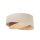 Lampe à suspendre en lin E27 ronde Ø 50 cm Crème Beige confortable
