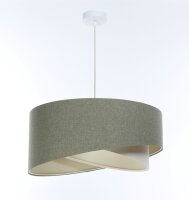 Lampe à suspendre ronde D : 50 cm E27 Vert...