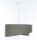 Suspension ronde Ø 40 cm E27 Vert Beige Tissu Moderne