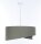 Lampe à suspendre E27 ronde D : 40 cm en tissu vert Moderne