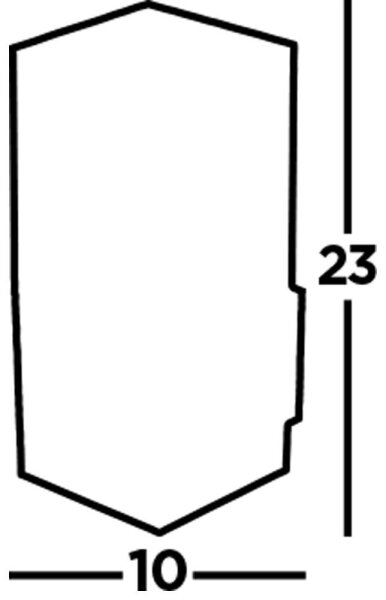 Lampe dextérieur Mur Détecteur de mouvement IP44 Gris Blanc Carré E27